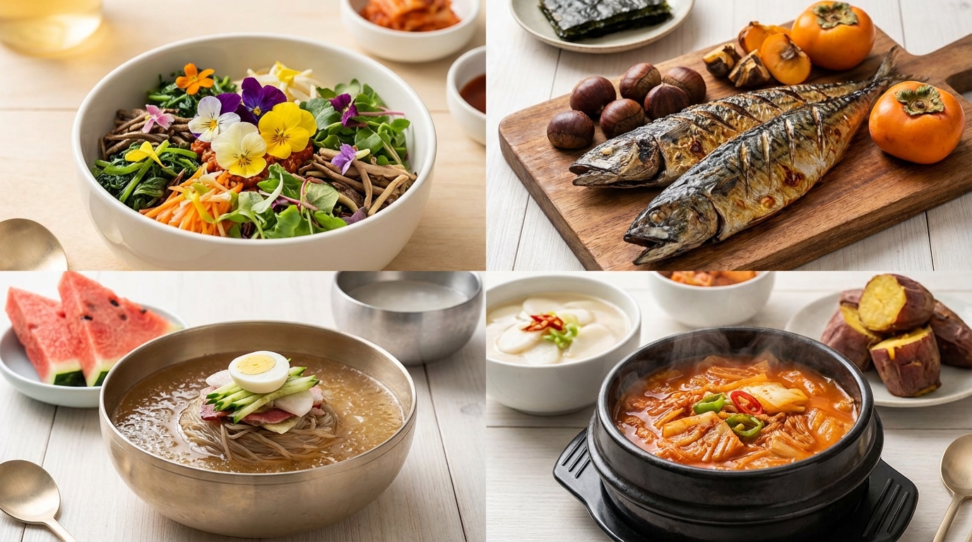 사계절이 선물하는 맛의 향연, 계절별 제철 음식 완벽 가이드