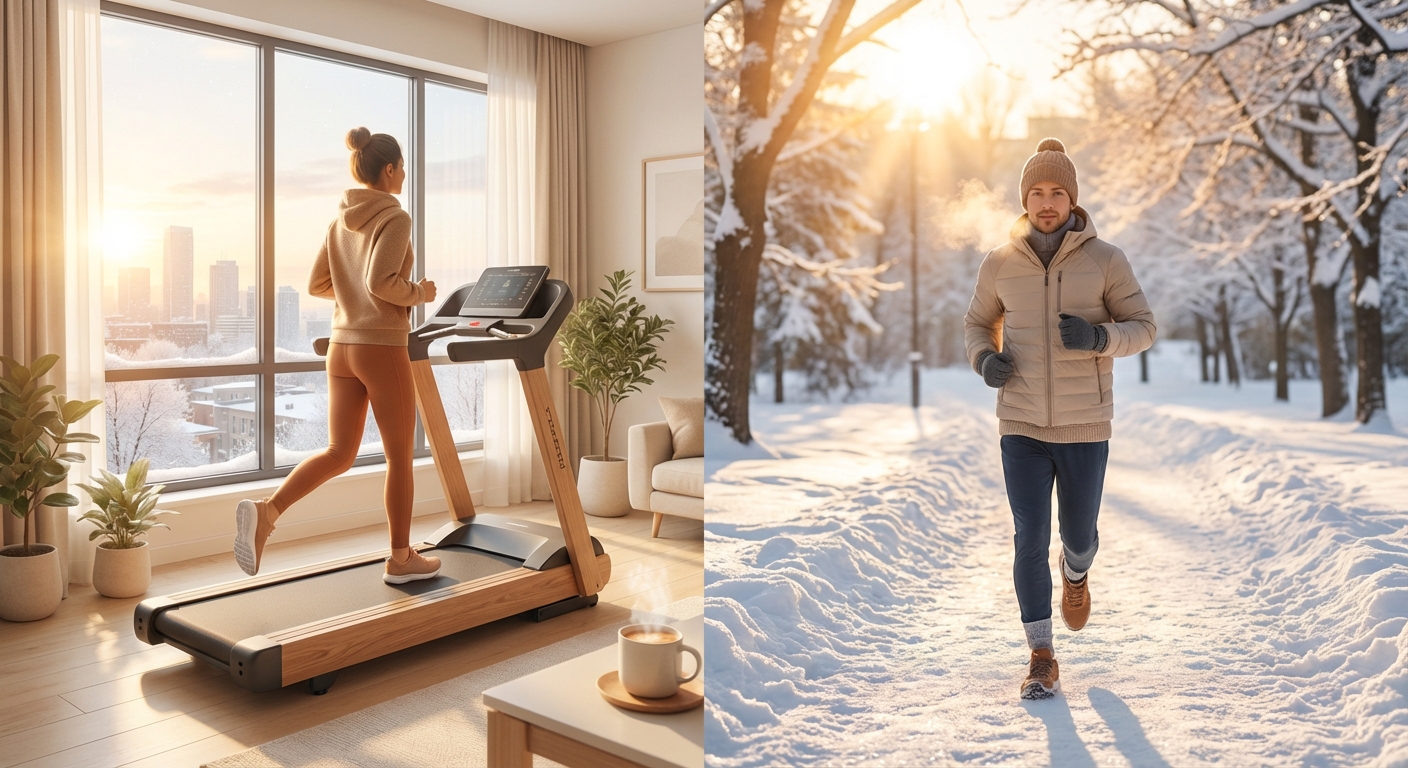 겨울 러닝, 실내와 야외 사이에서 고민되는 당신에게