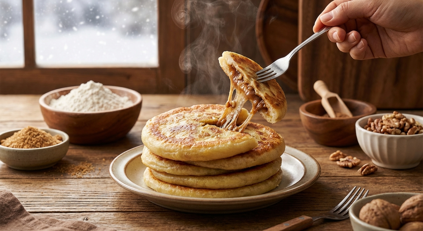 추운 겨울, 따뜻한 호떡 만들기 – 집에서 즐기는 길거리 감성