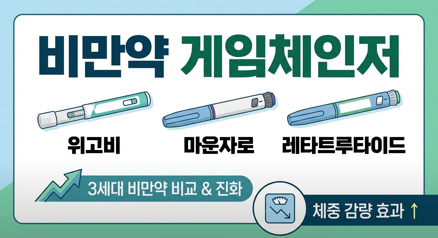 비만약, 위고비·마운자로·레타트루타이드