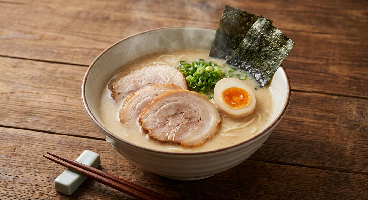 추운 겨울, 진한 국물이 생각날 때 돈코츠 라멘 한 그릇