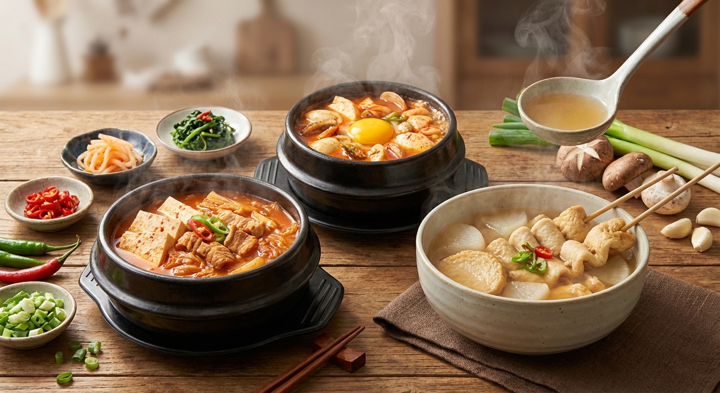 겨울철 국물 요리 추천, 몸도 마음도 녹이는 따뜻한 한 그릇