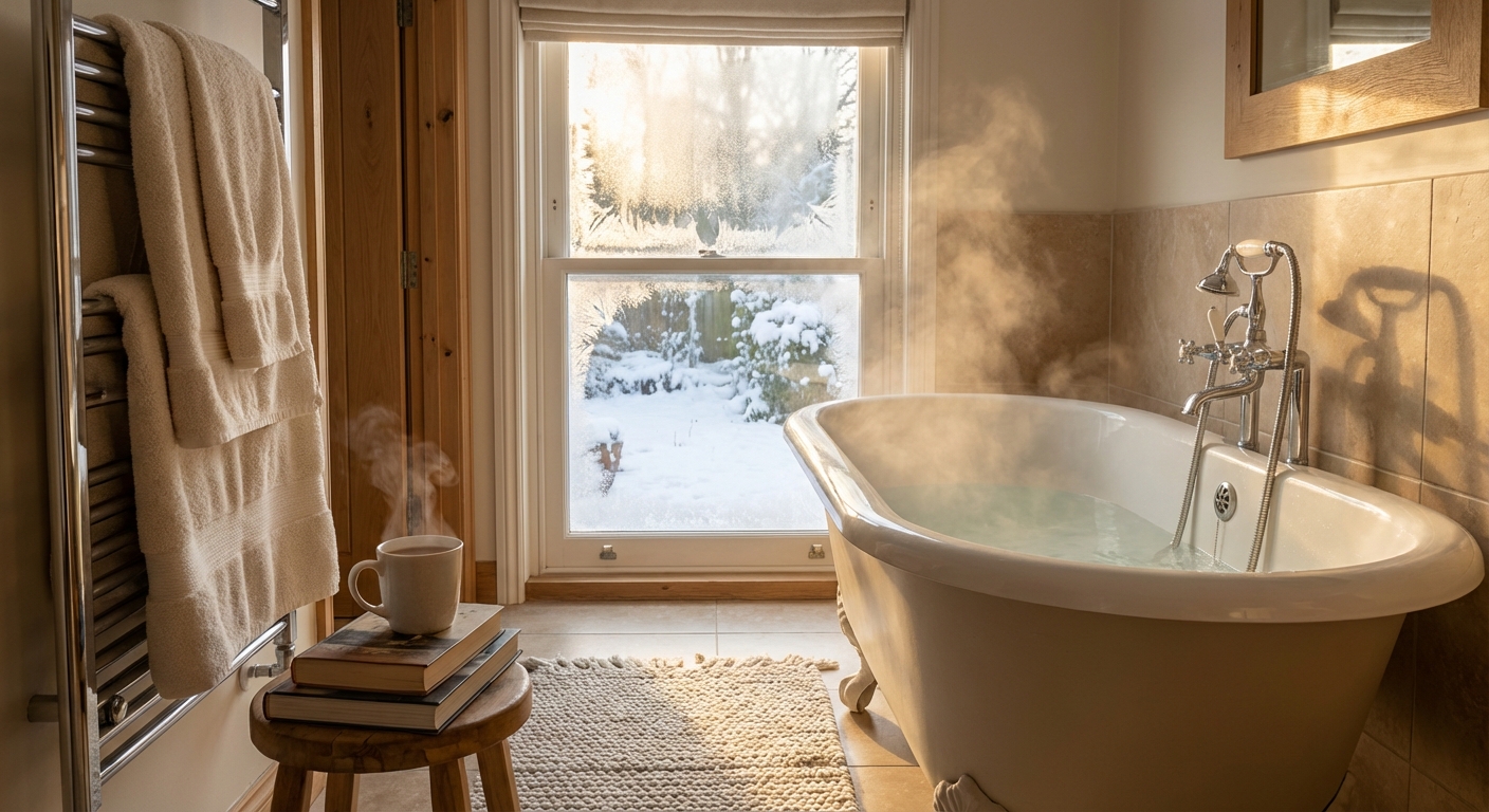 겨울 아침, 화장실 문을 여는 순간 찾아오는 한기