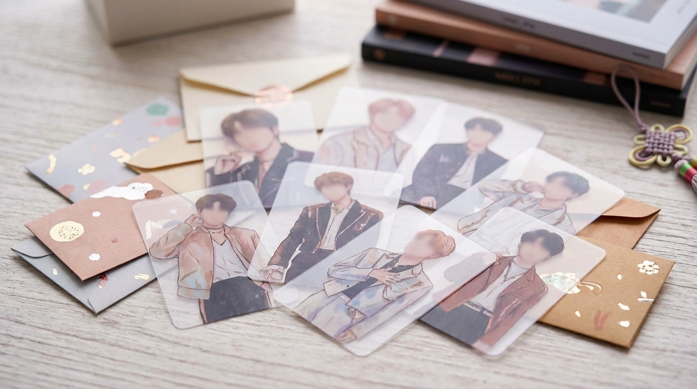 k-pop 아이돌 랜덤 포토카드 문화