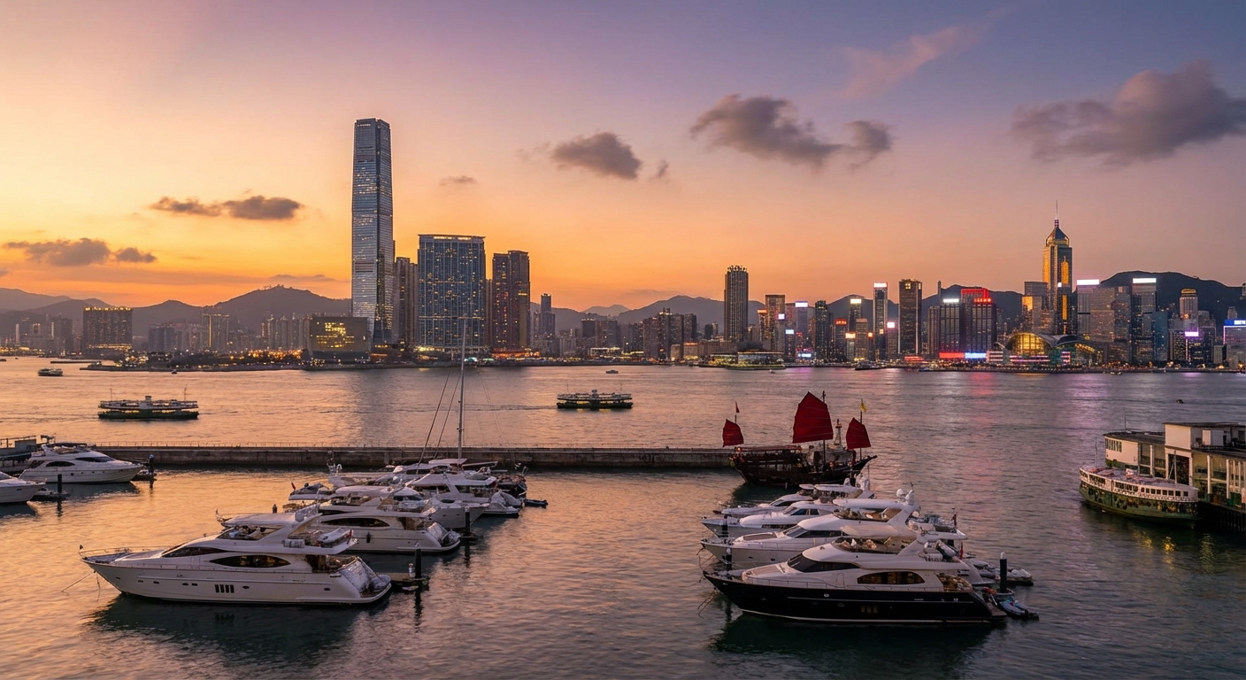 홍콩 나이트 요트 투어, 빅토리아 하버를 품은 밤바다 위의 특별한 2시간