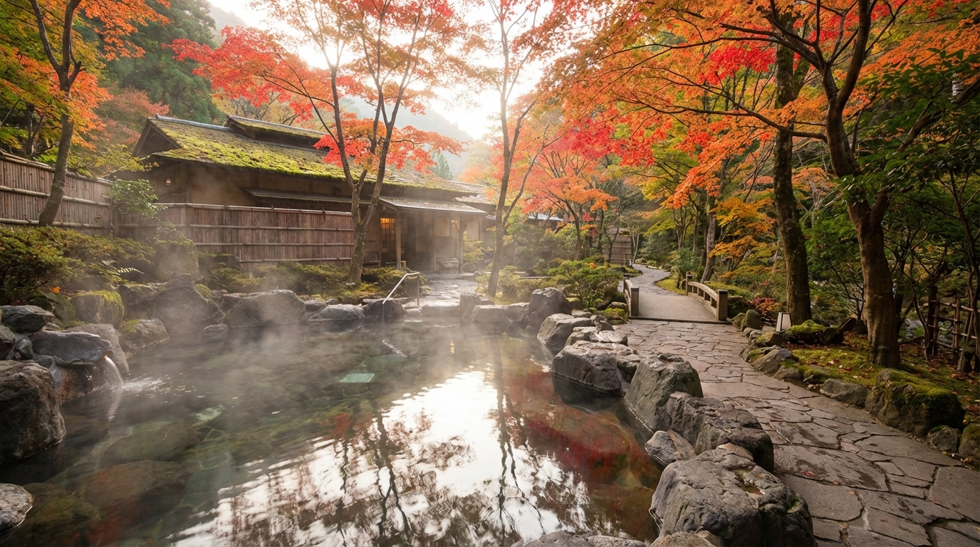 일본 온천 여행 코스, 김이 피어오르는 온천 마을에서 찾은 힐링 이야기