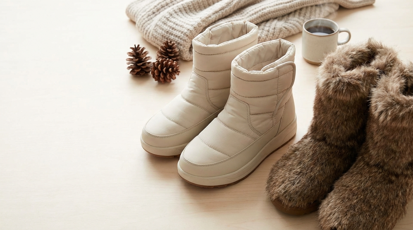 올 겨울은 '털 부츠' 말고 '패딩 부츠'
