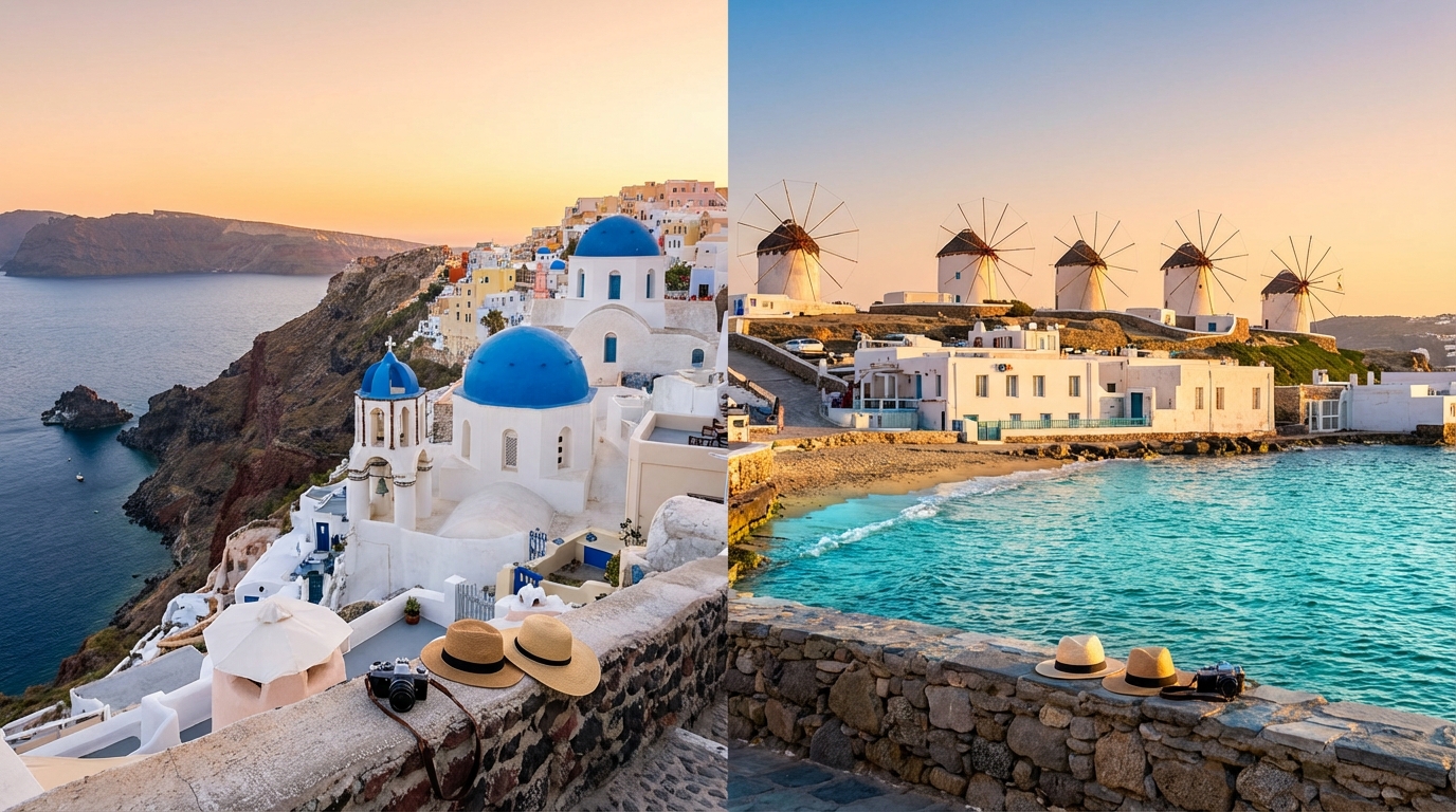 산토리니·미코노스, 에게해 쌍둥이 섬 여행 코스