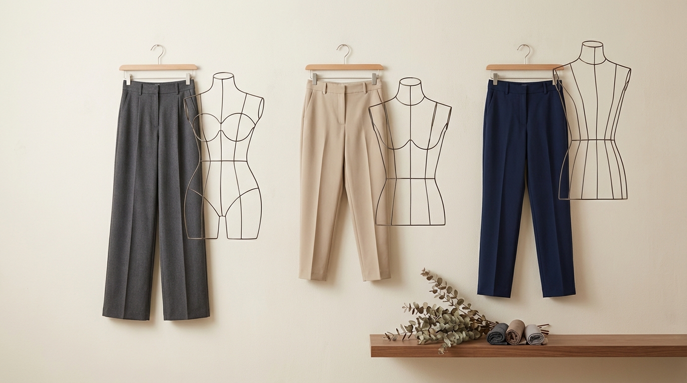 체형별 슬랙스 고르는 기준, 내 몸에 딱 맞는 핏 찾기