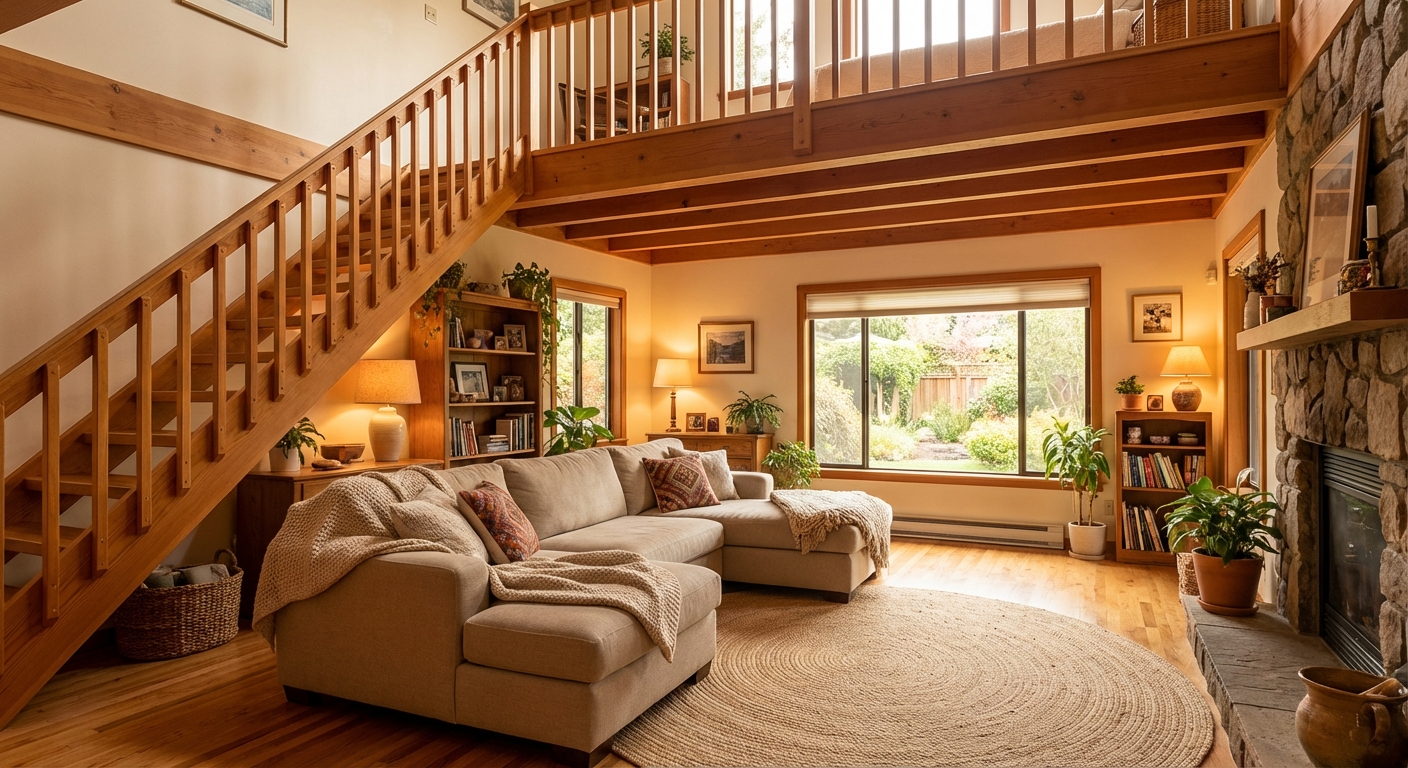 복층에서 따뜻하게 살기 도전, 겨울을 이긴 세 가지 방법