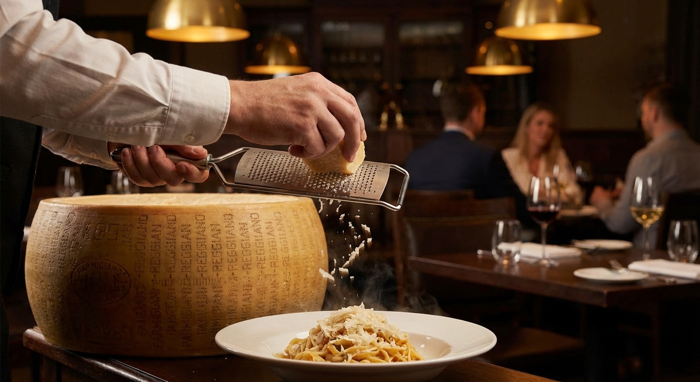 파마산 치즈 휠 한 덩어리, 12개월의 기다림이 만드는 맛의 예술