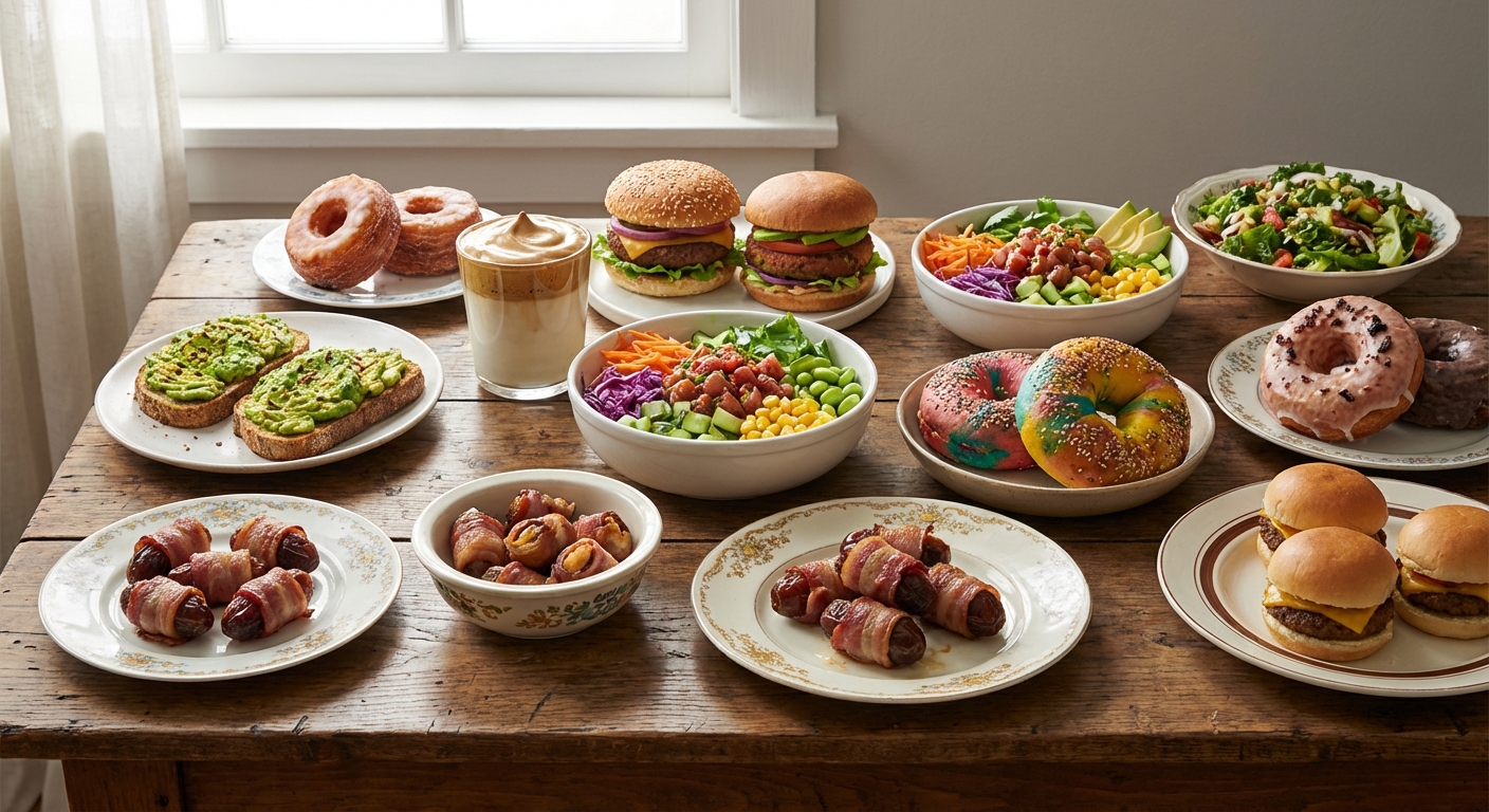 한때 유행했다 잊혀진 음식과 아직 살아남은 음식들