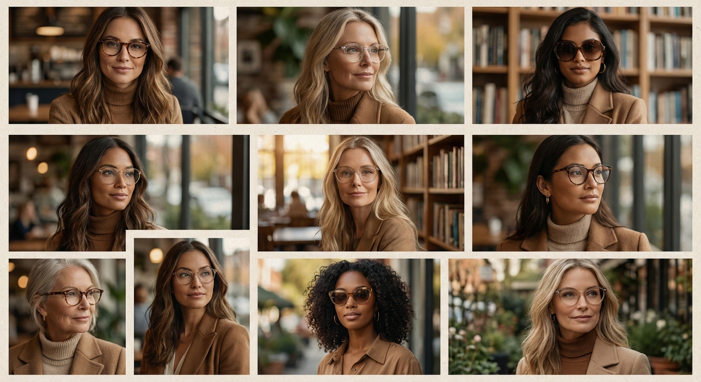 나는 왜 안경이 안 어울릴까? 얼굴형별 안경 선택 가이드