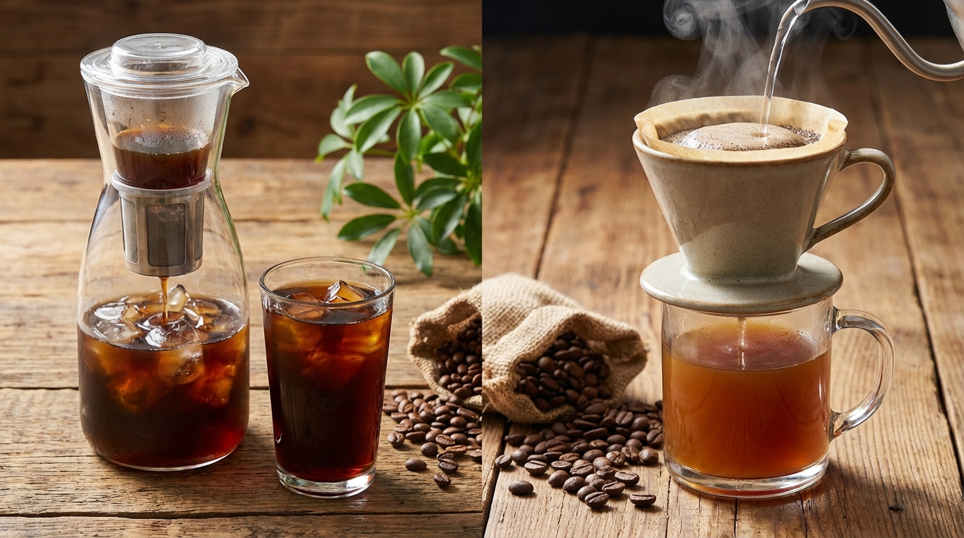 콜드브루와 일반 드립커피의 차이점