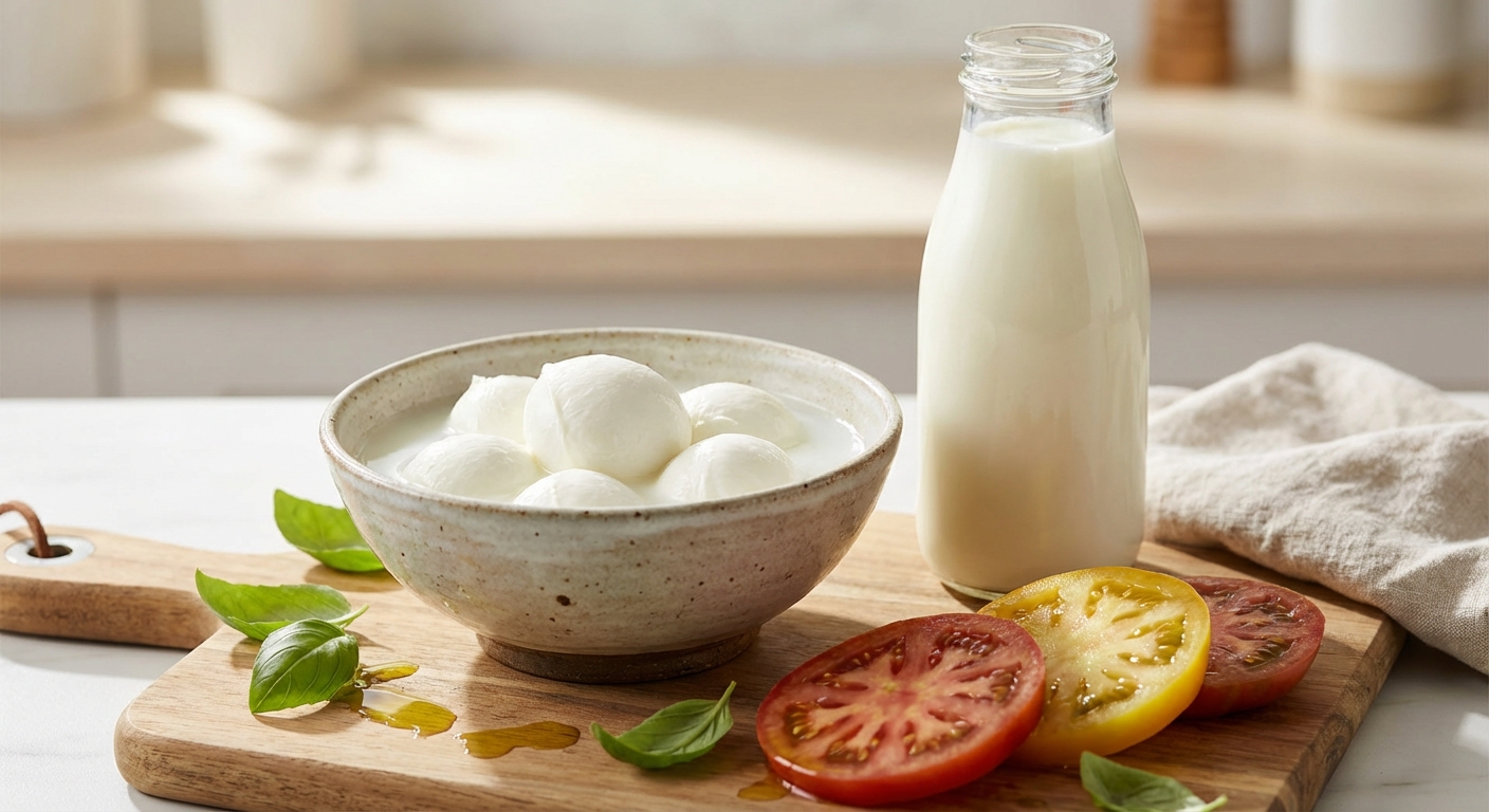 모짜렐라 치즈 제조 과정, 신선한 우유가 쫀득한 치즈로 변신하는 마법