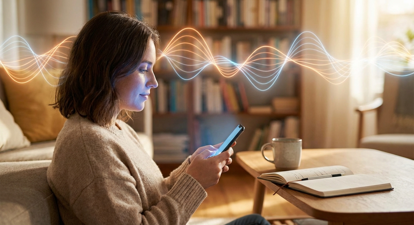 스마트폰 블루라이트와 뇌파를 나타내는 이미지