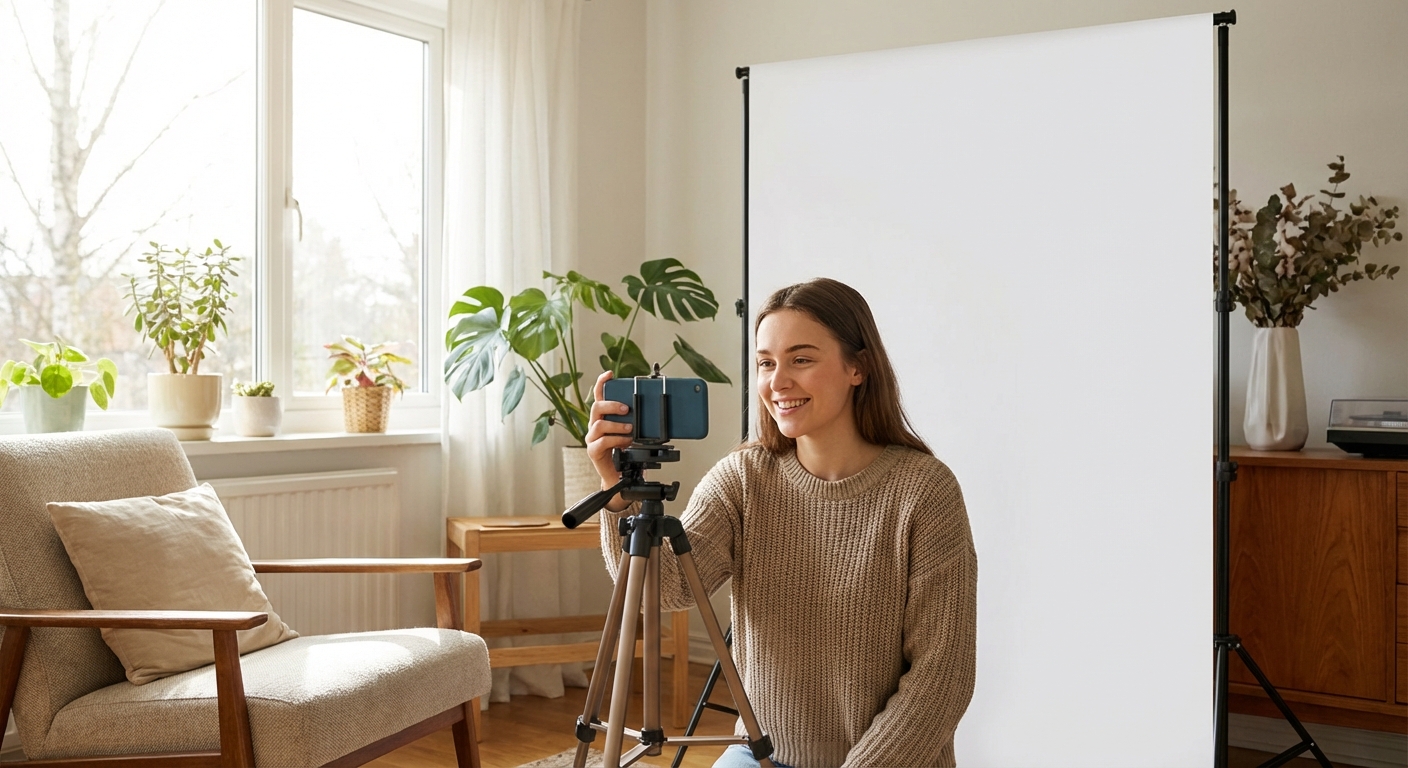 집에서 혼자 증명사진 찍기, 스튜디오 없이도 완벽하게