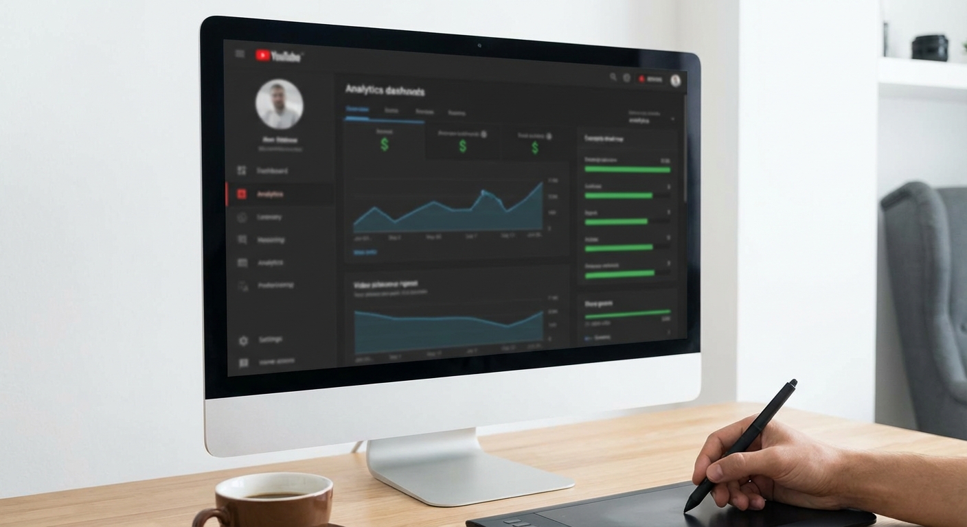 유튜브 스튜디오 수익화 상태 대시보드