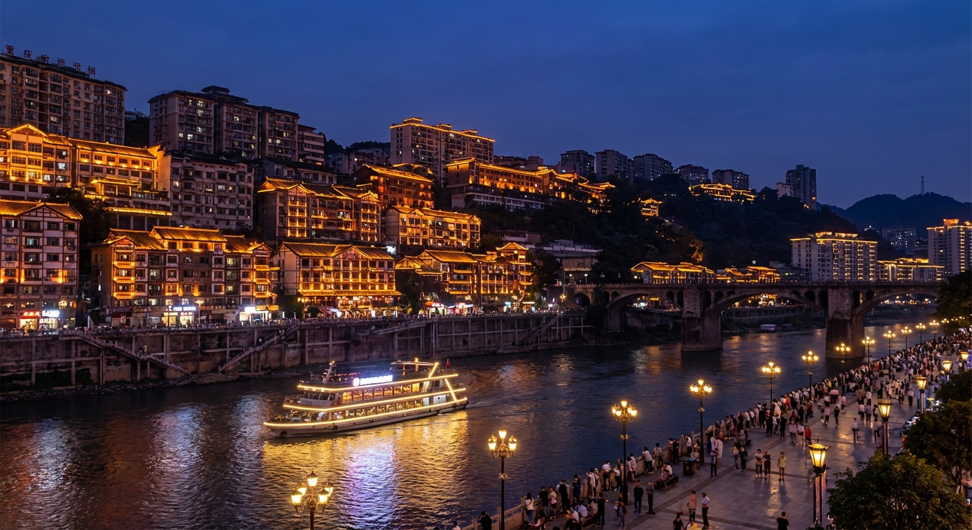 저렴한 여행지 충칭, 안개와 불빛 속 숨겨진 중국의 매력