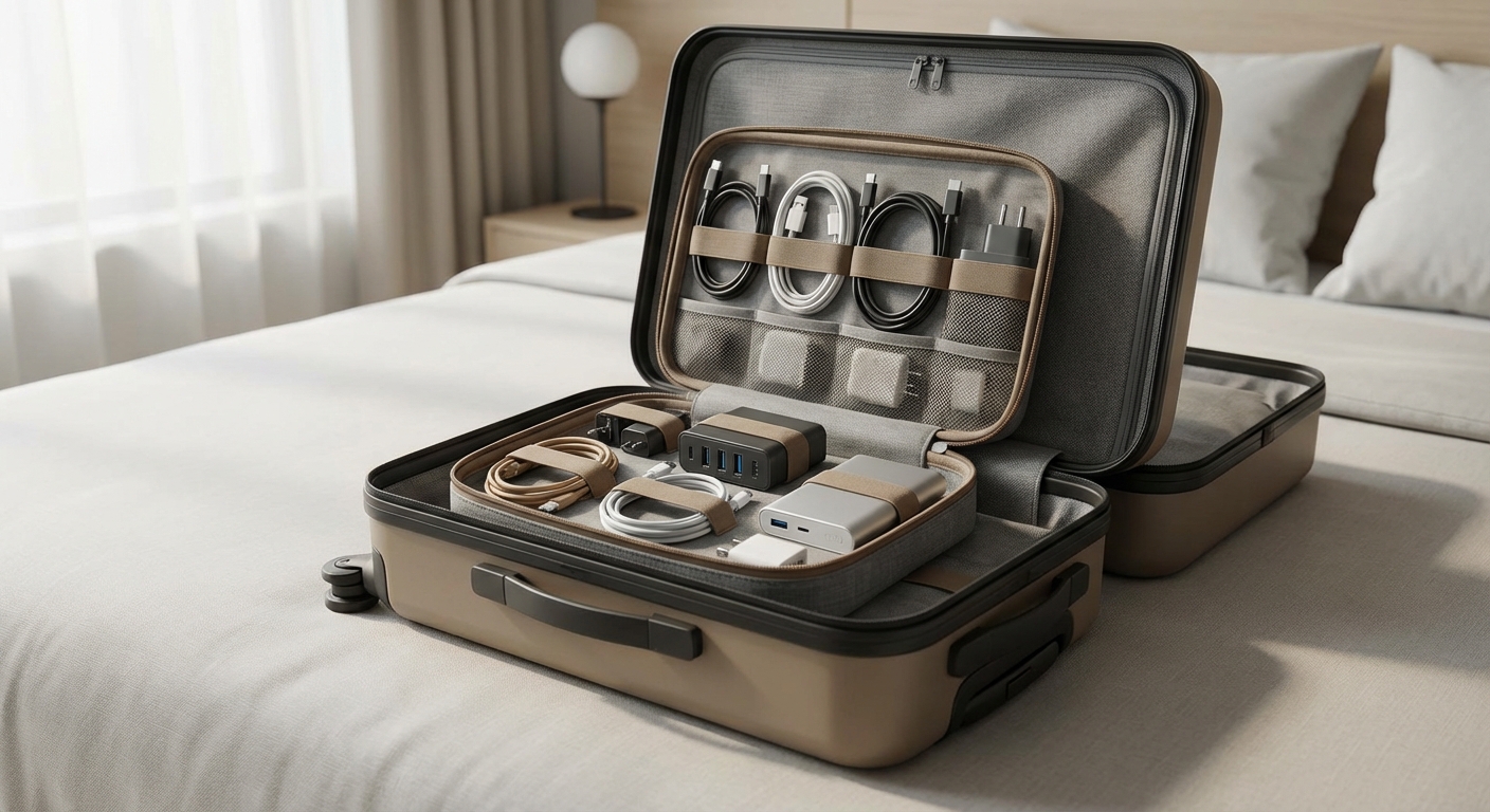 여행 갈 때마다 헷갈리던 충전기 선, 이제는 5분 만에 완벽 정리