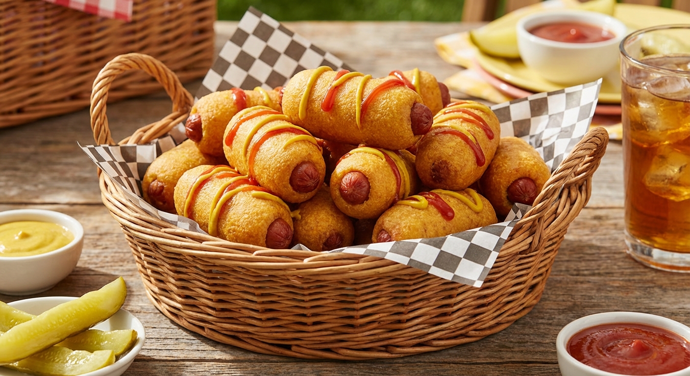 미니 핫도그 만들기, 핫케이크가루로 집에서 간단하게