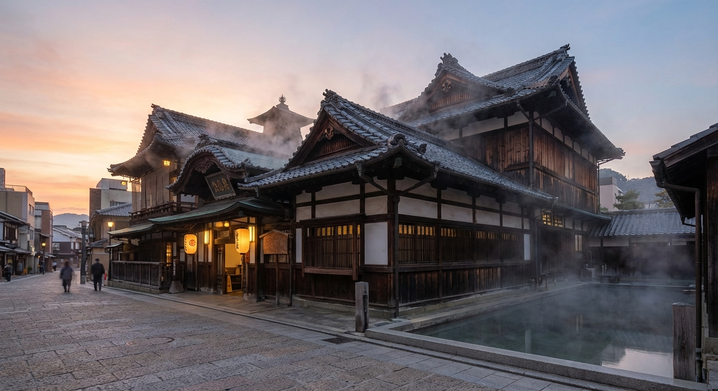 일본의 고산 3대 온천 - 도고 온천, 천년의 시간이 흐르는 온천 마을