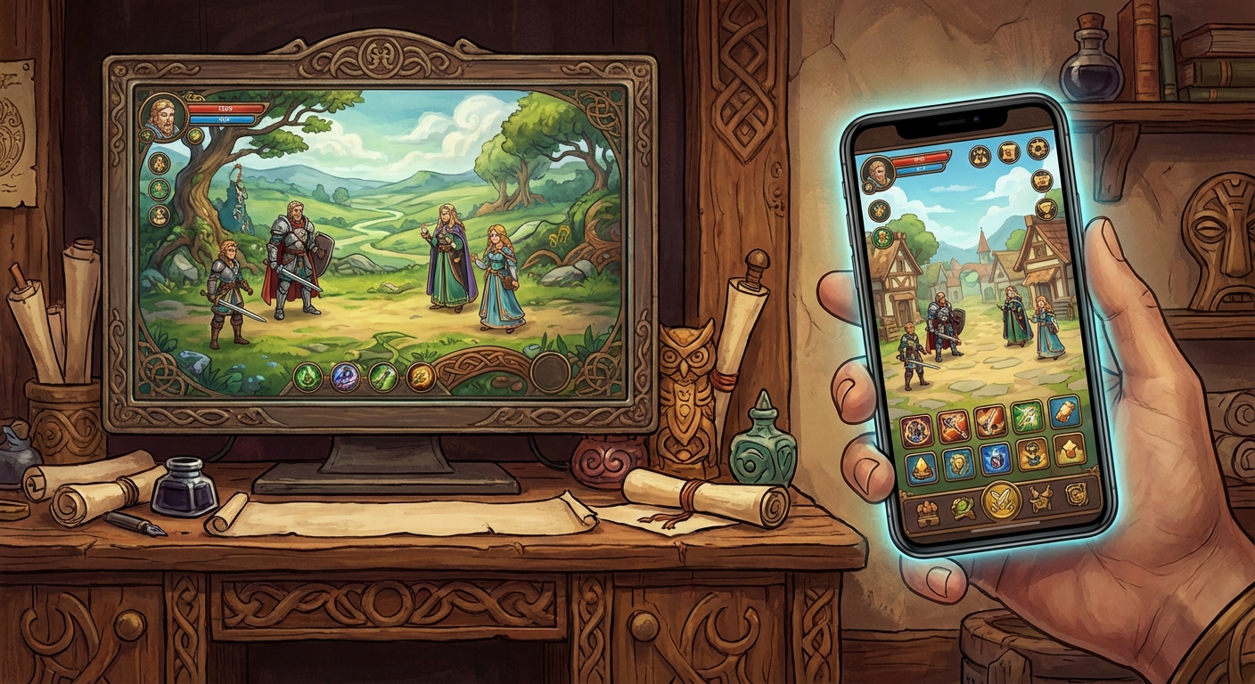 PC 마비노기 vs 모비노기, 20년 전통과 모바일 편의성 사이에서