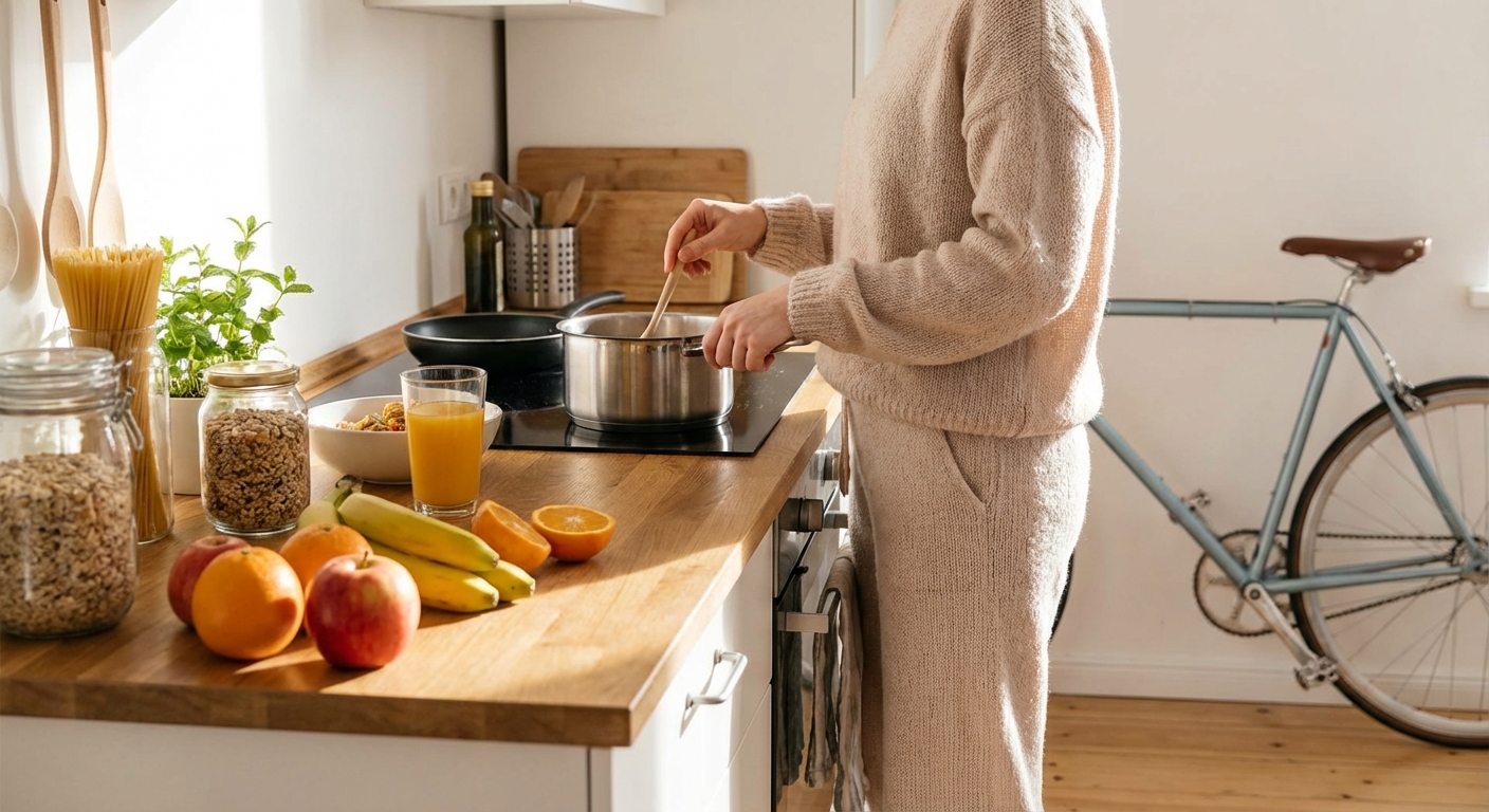 체내 에너지 저장 및 소비 흐름도