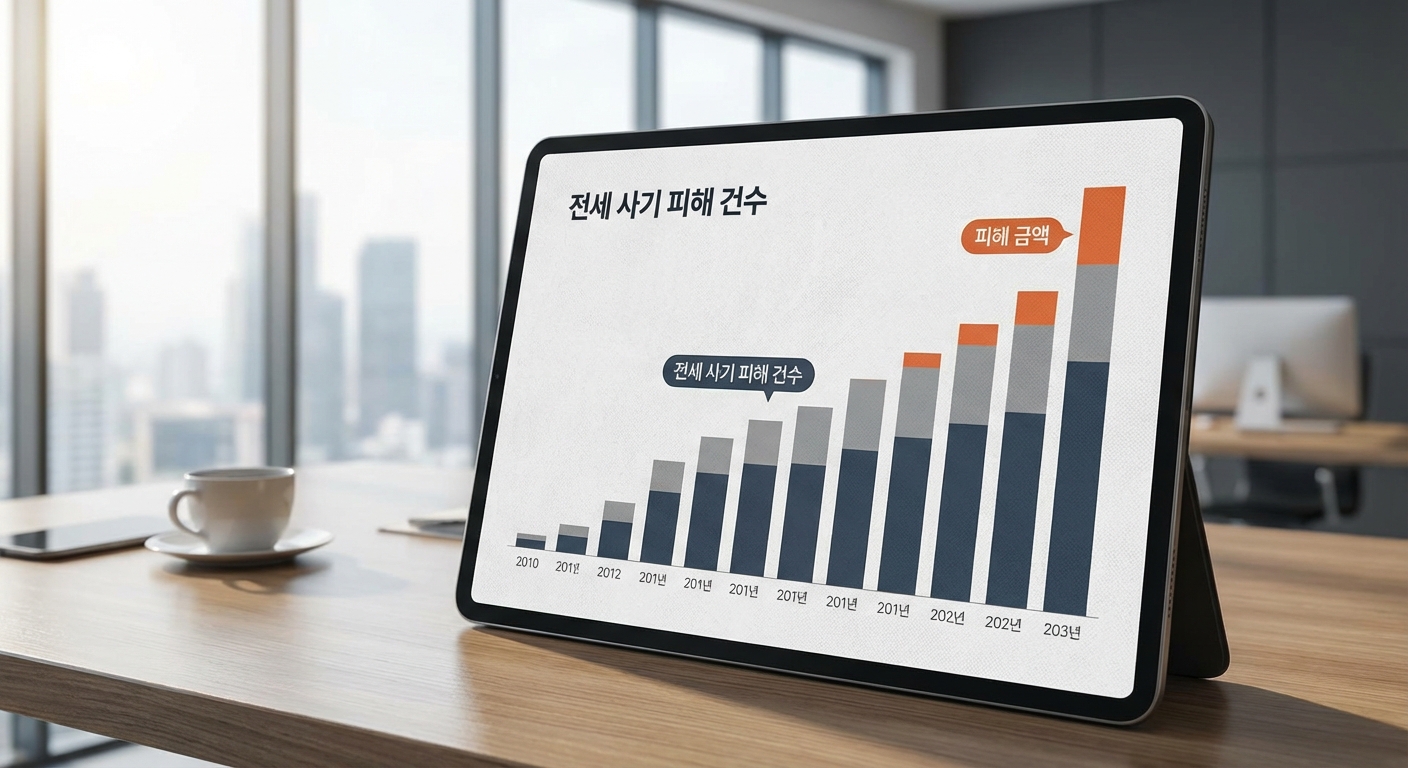 전세 사기 피해 통계 그래프