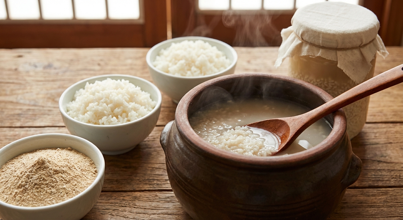 쉰다리 제조 과정