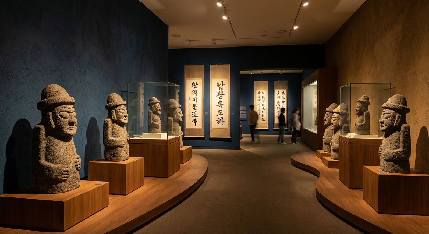 제주국립박물관 돌하르방 전시실