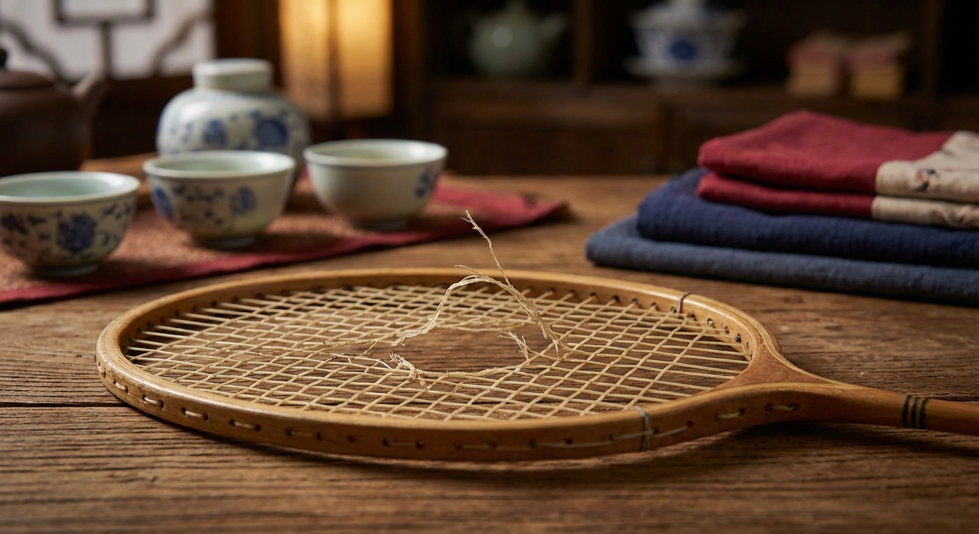 배드민턴 라켓 줄 끊어지면 바로 제거하는 이유