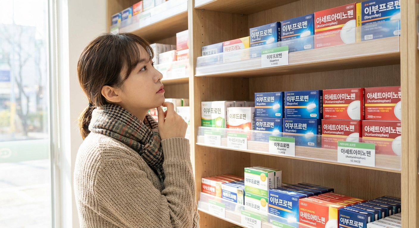 아세트아미노펜 vs 이부프로펜, 약국에서 고민되는 그 순간의 선택
