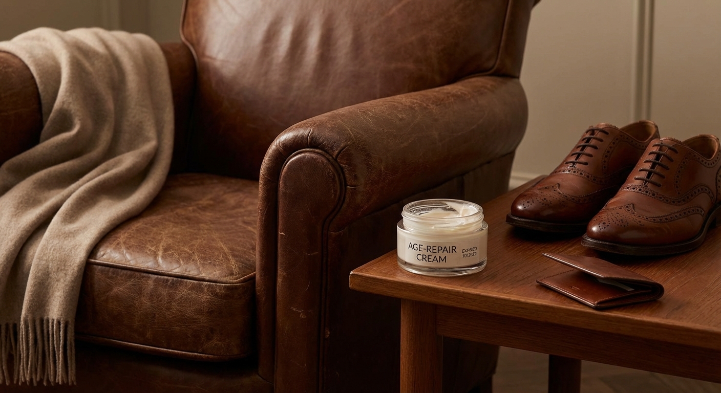 유통기한 지난 영양크림, 버리지 말고 가죽 제품에 새 생명 불어넣는 법