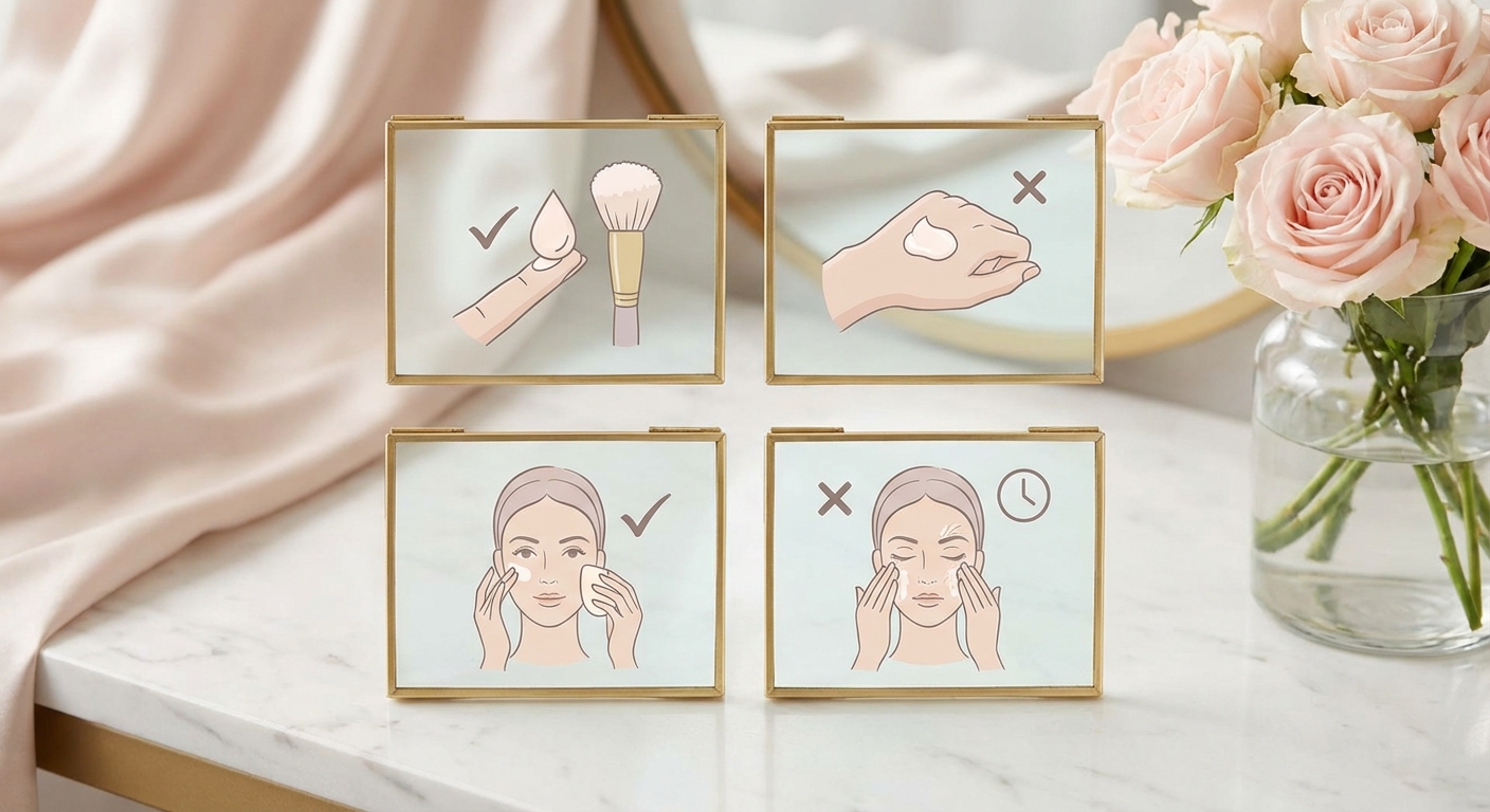 프라이머 사용 시 주의사항 체크리스트 그래픽