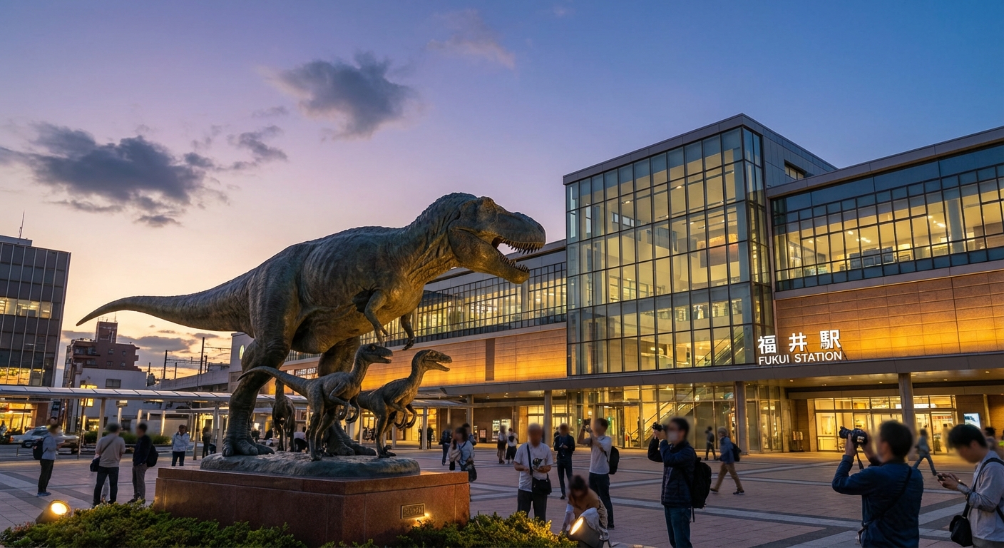 공룡으로 유명한 일본 소도시, 후쿠이
