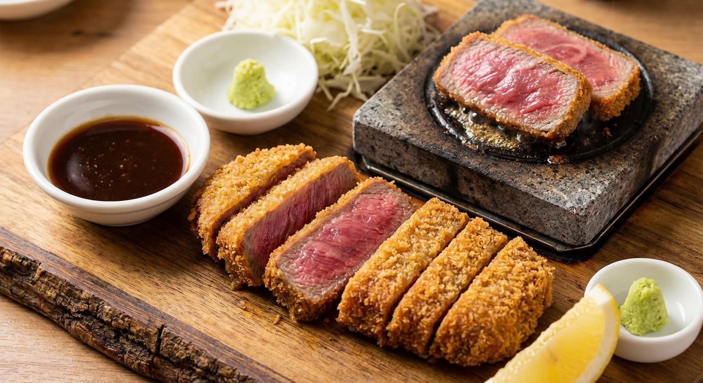 한 입 베어 물면 육즙이 터지는 규카츠의 매력