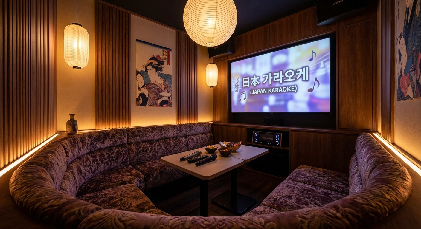 한국의 노래방과 다른 일본의 가라오케