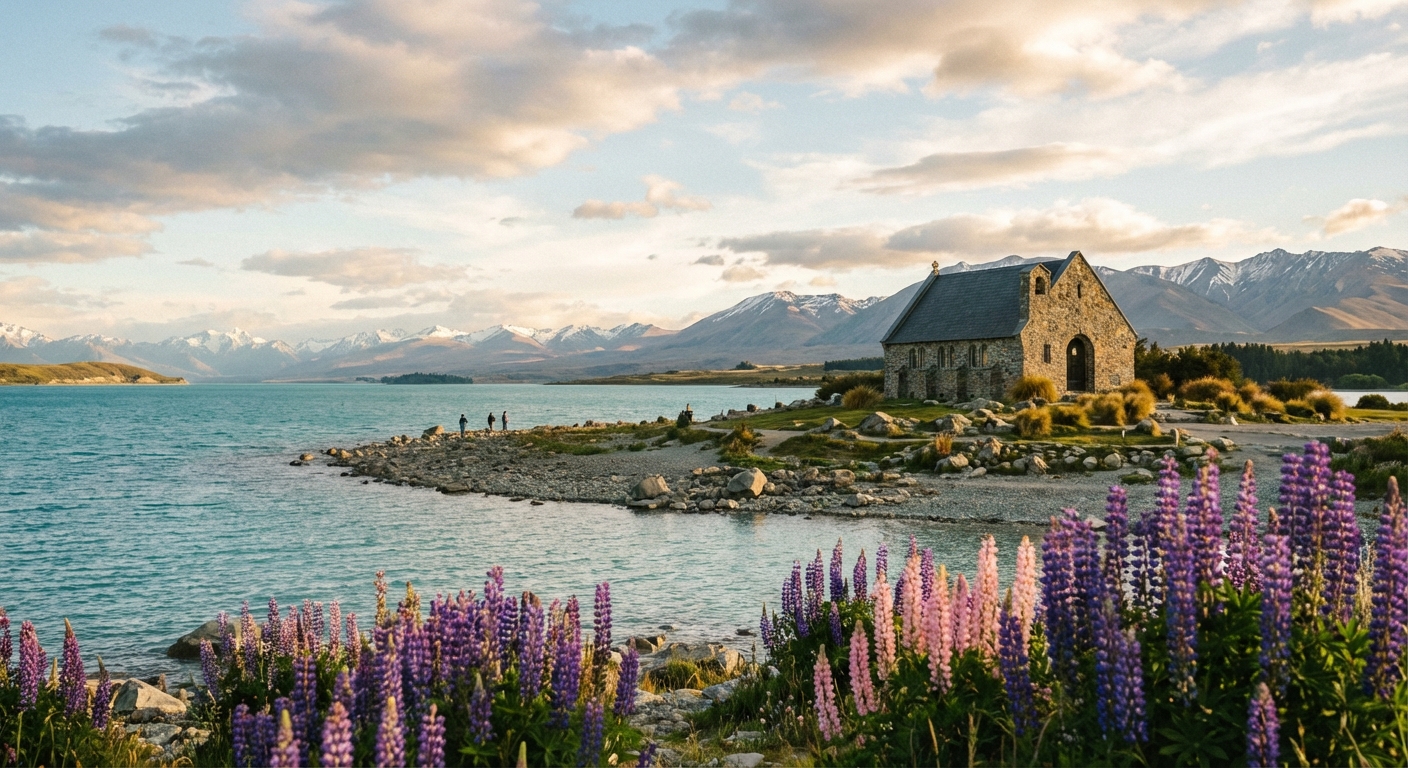 테카포 호수와 선한 목자의 교회