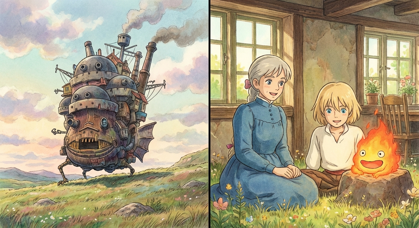 하울의 움직이는 성 세계관 알아보기