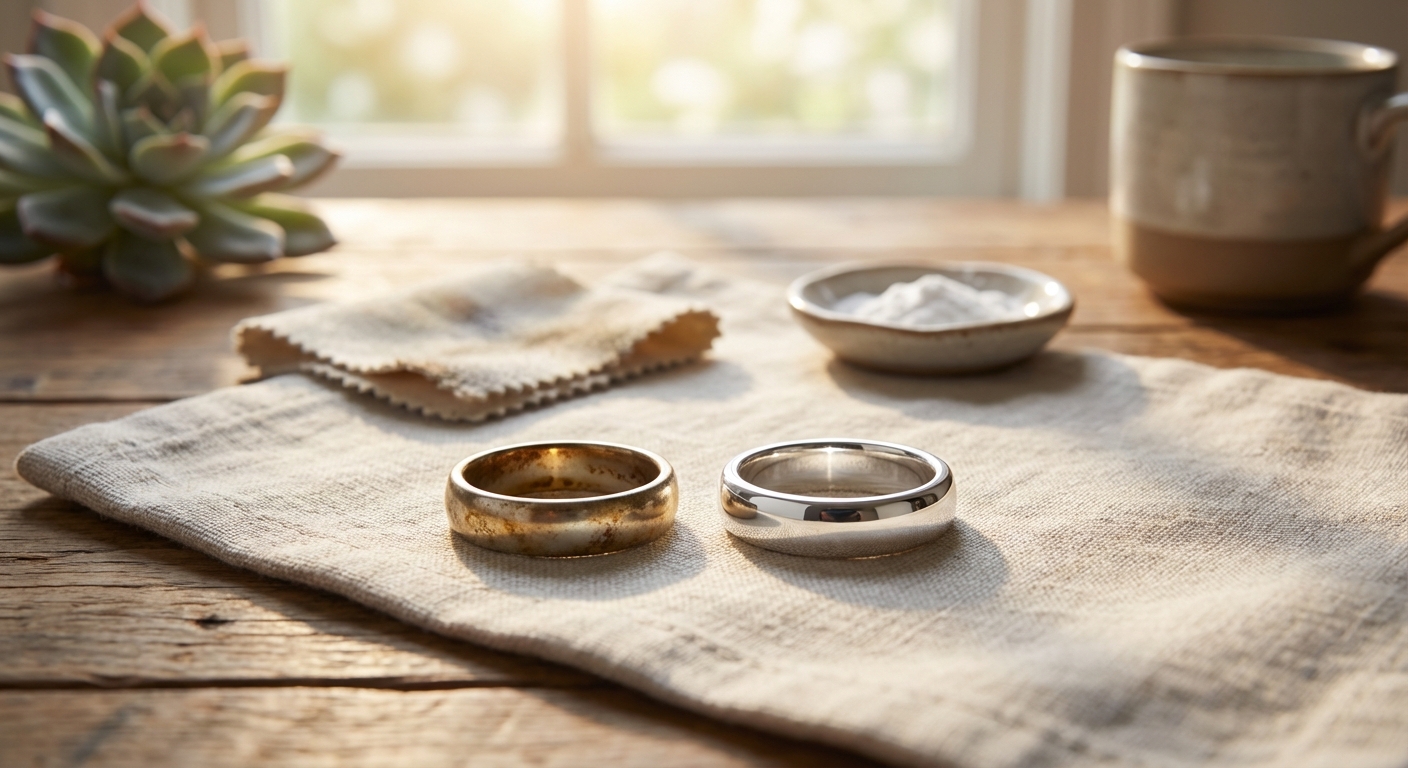 변색된 은반지 되살리는 방법