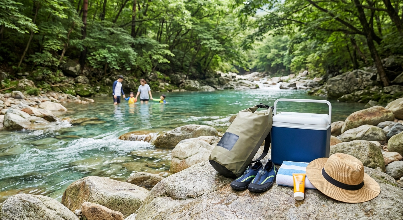 계곡 물놀이 준비물