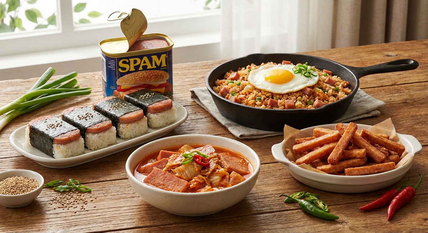 냉장고 속 스팸 활용법, 10분이면 완성되는 간단 요리 3가지