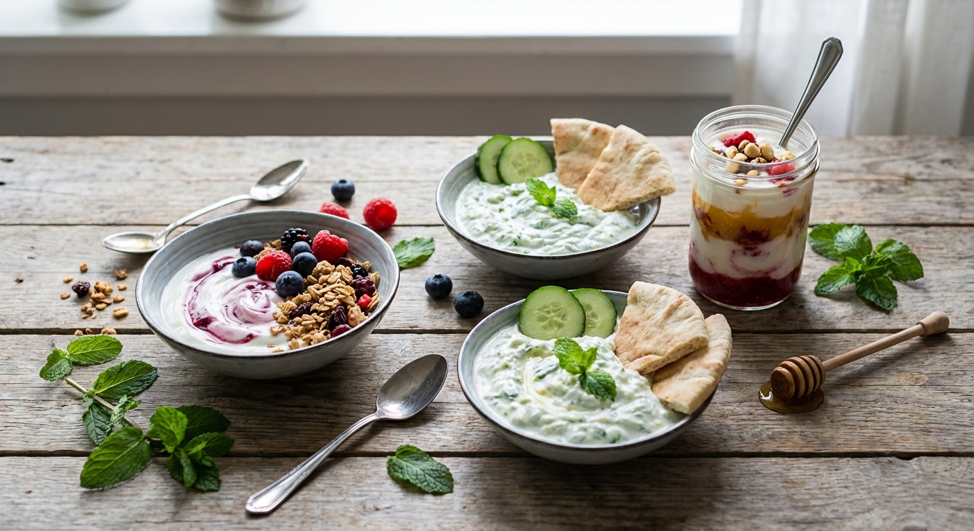 요구르트를 활용한 다양한 레시피