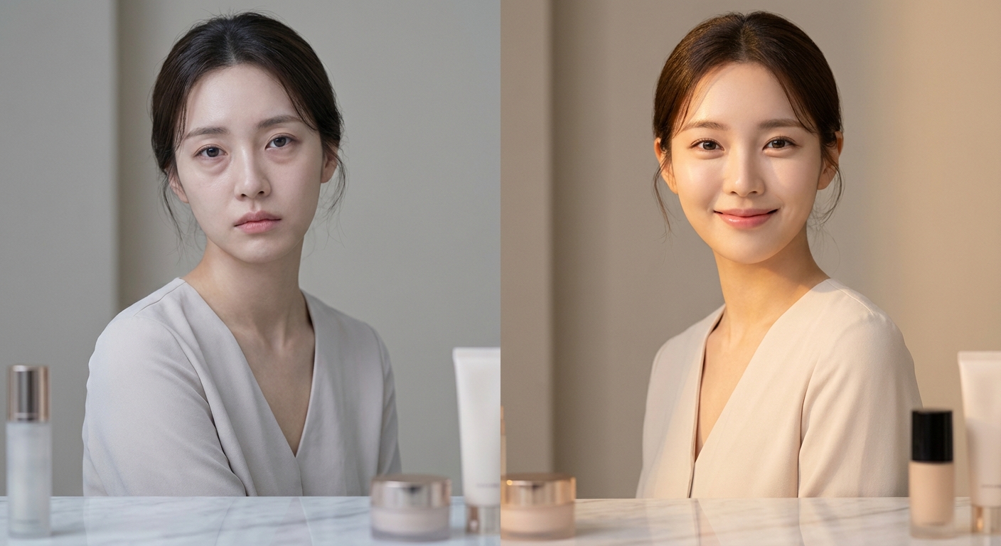 눈밑지방과 애교살 차이