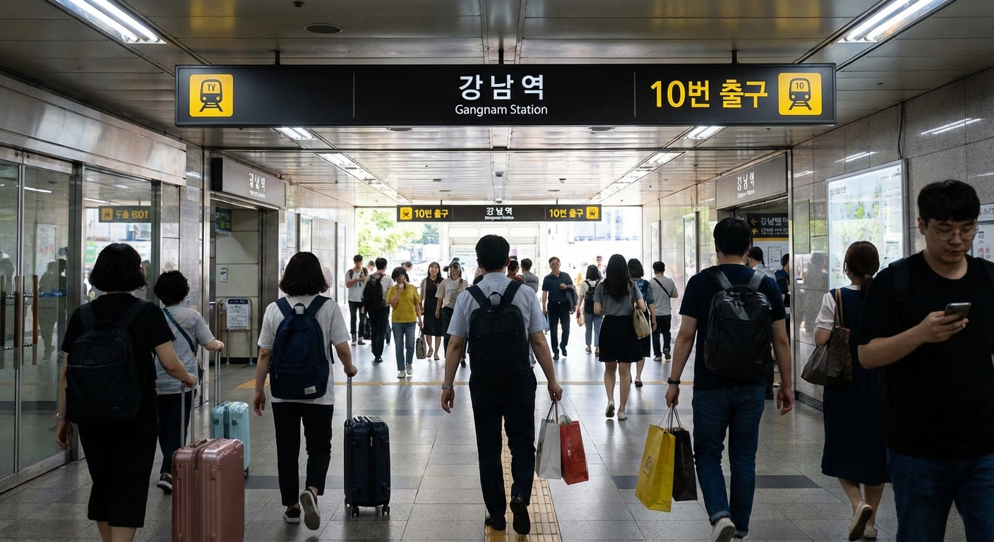 지하철 출구가 가장 많은 역은 어디일까?