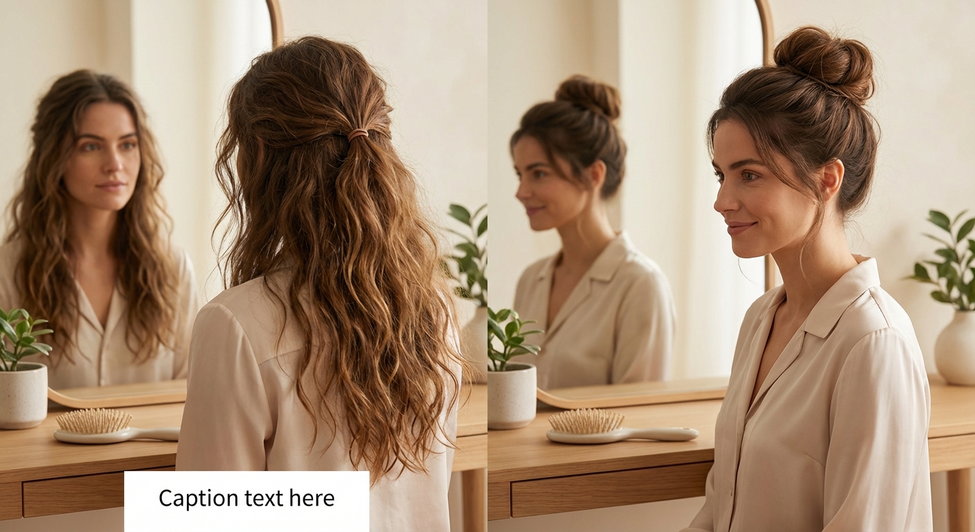 똥머리 풍성하고 예쁘게 묶는 법