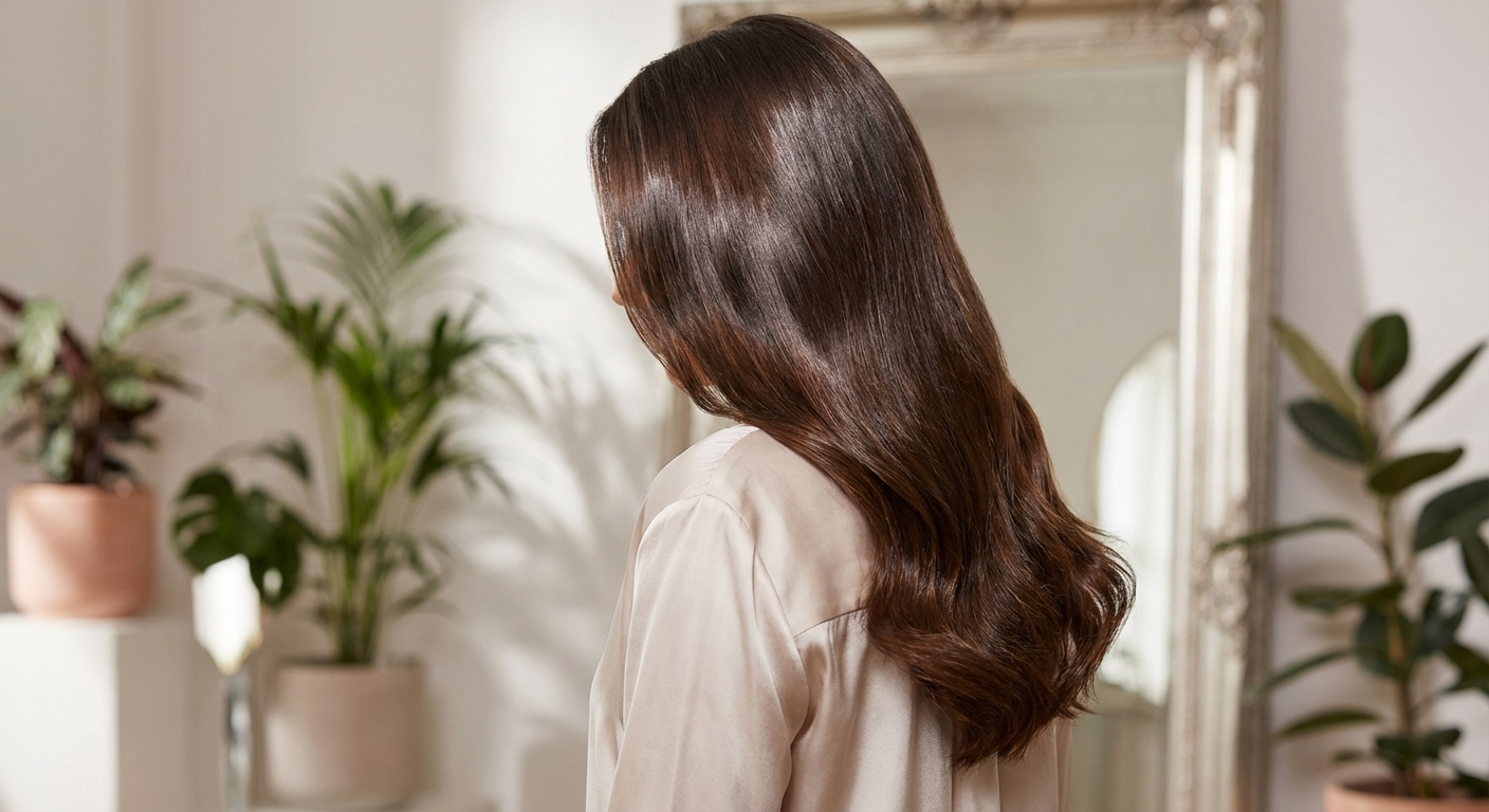 건강하고 윤기 나는 머릿결 완성 사진