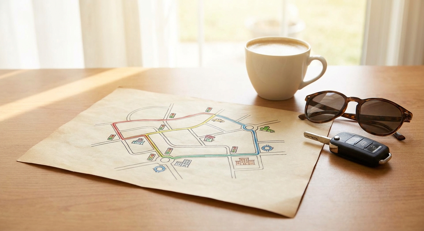 도로주행 시험 경로 지도