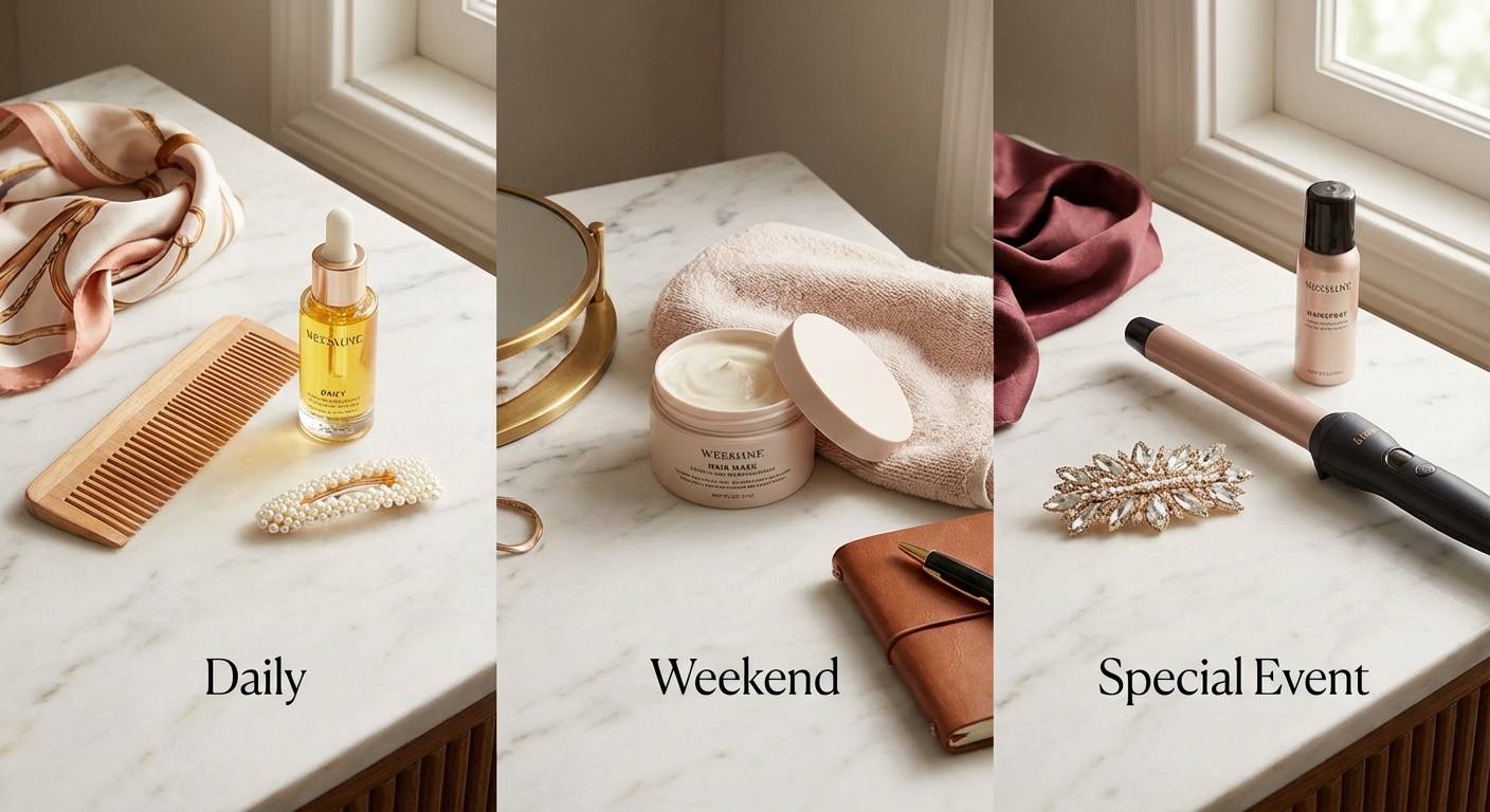 데일리·주말·행사용 헤어 루틴 체크리스트